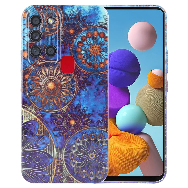 Samsung Galaxy A21s Painted Pattern Phone Case – Artistic PC Cover