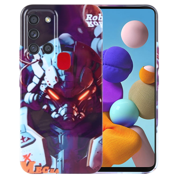 Samsung Galaxy A21s Painted Pattern Phone Case – Artistic PC Cover