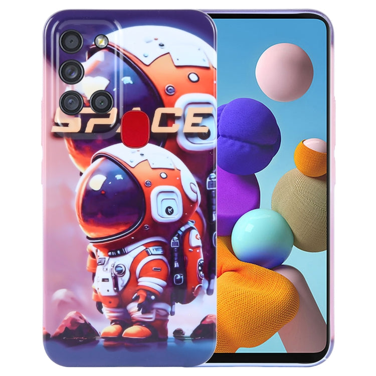 Samsung Galaxy A21s Painted Pattern Phone Case – Artistic PC Cover
