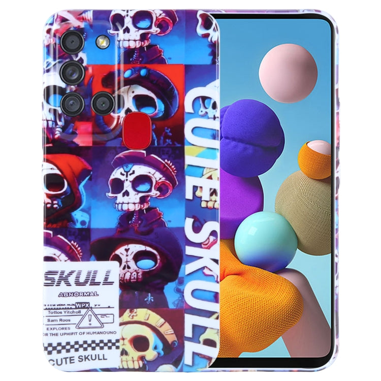 Samsung Galaxy A21s Painted Pattern Phone Case – Artistic PC Cover