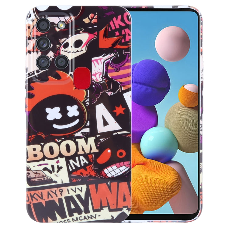 Samsung Galaxy A21s Painted Pattern Phone Case – Artistic PC Cover