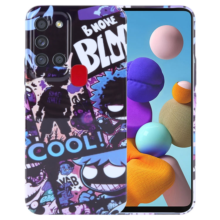 Samsung Galaxy A21s Painted Pattern Phone Case – Artistic PC Cover