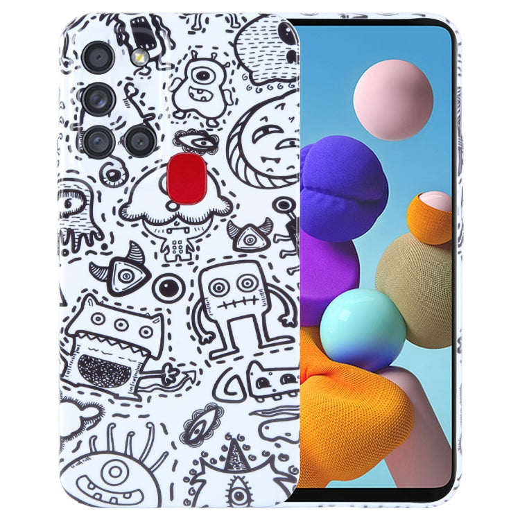 Samsung Galaxy A21s Painted Pattern Phone Case – Artistic PC Cover
