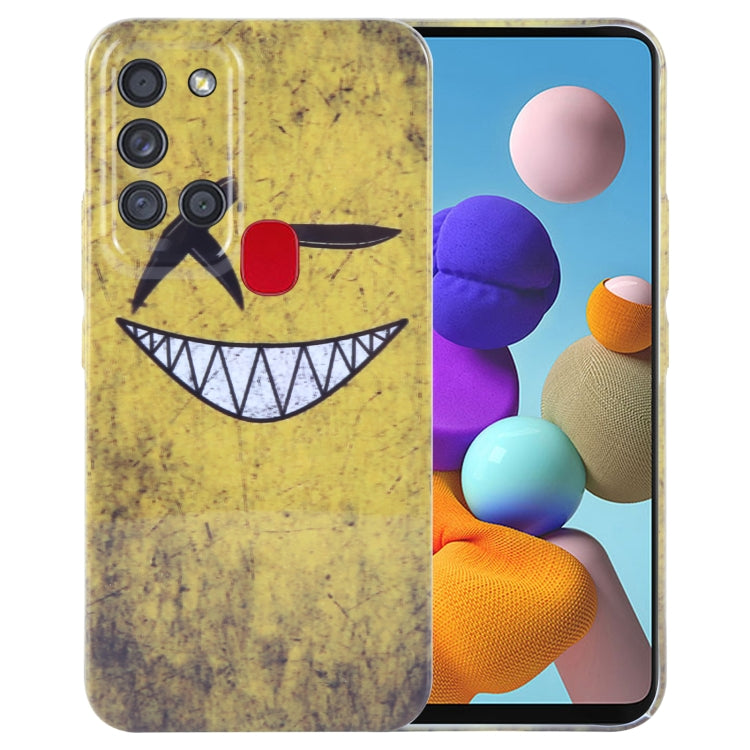 Samsung Galaxy A21s Painted Pattern Phone Case – Artistic PC Cover