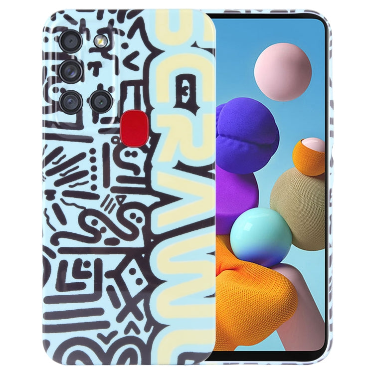 Samsung Galaxy A21s Painted Pattern Phone Case – Artistic PC Cover