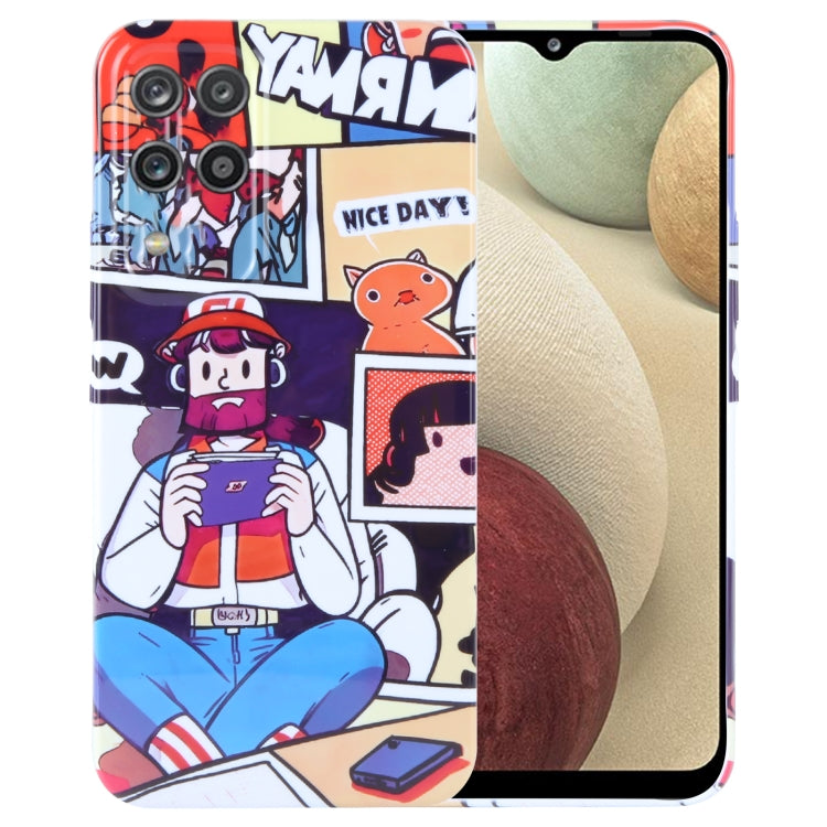Funda de PC con diseño pintado para Samsung Galaxy A12