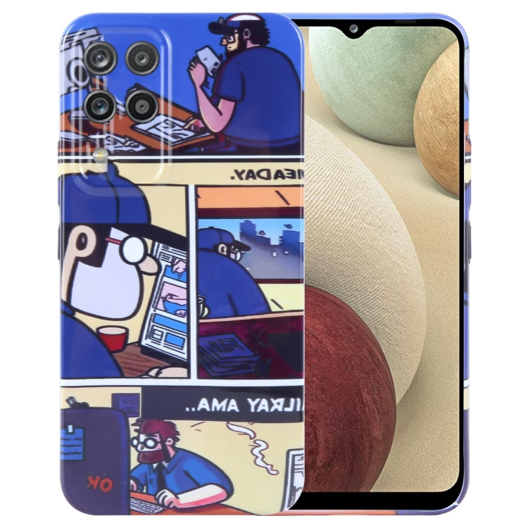 Funda de PC con diseño pintado para Samsung Galaxy A12