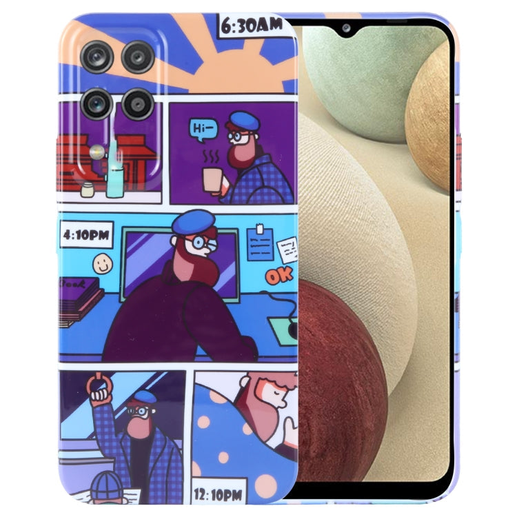 Funda de PC con diseño pintado para Samsung Galaxy A12