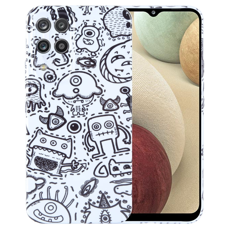 Funda de PC con diseño pintado para Samsung Galaxy A12