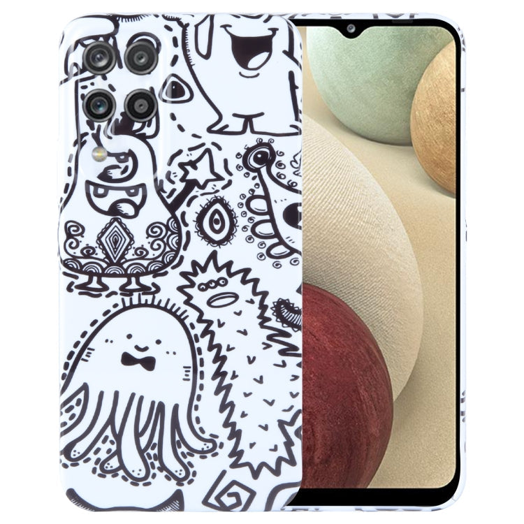 Funda de PC con diseño pintado para Samsung Galaxy A12