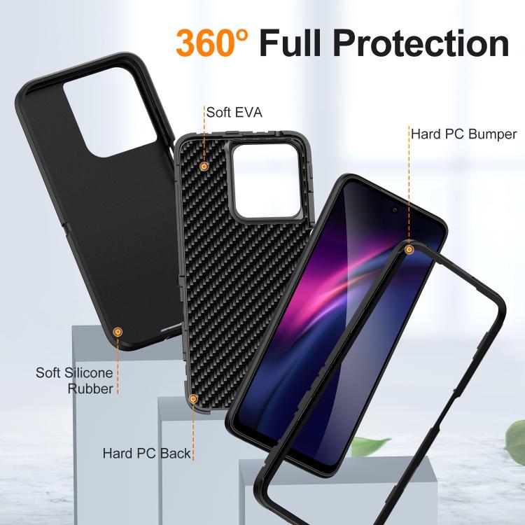 Waterproof Rugged Phone Case for Motorola Moto G 5G 2025 / Moto G Stylus 5G 2024 / Moto G Play 5G 2024 – Heavy Duty PC & Silicone Cover