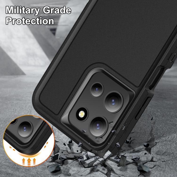 Waterproof Rugged Phone Case for Motorola Moto G 5G 2025 / Moto G Stylus 5G 2024 / Moto G Play 5G 2024 – Heavy Duty PC & Silicone Cover