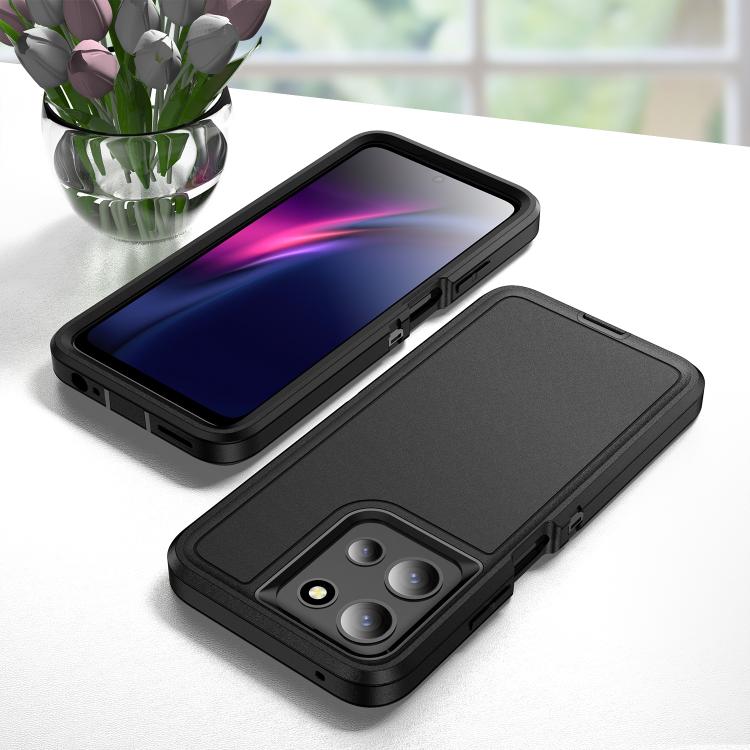 Waterproof Rugged Phone Case for Motorola Moto G 5G 2025 / Moto G Stylus 5G 2024 / Moto G Play 5G 2024 – Heavy Duty PC & Silicone Cover