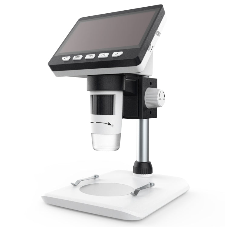 1080P Digital Microscope | 4.3" LCD Screen | 1000x Zoom | 0–40mm Focus | 8 LED