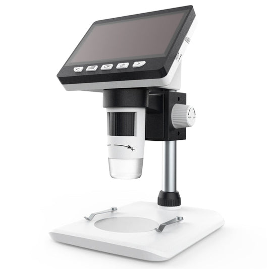 1080P Digitalmikroskop | 4,3" LCD-Bildschirm | 1000-facher Zoom | 0–40 mm Fokus | 8 LEDs