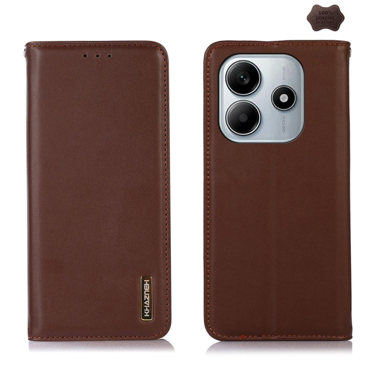 KHAZNEH Leather Wallet Phone Case | Xiaomi Redmi | Card Slot & RFID Blocking | 4 Colours