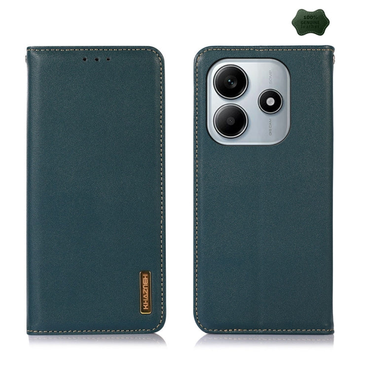 KHAZNEH Leather Wallet Phone Case | Xiaomi Redmi | Card Slot & RFID Blocking | 4 Colours