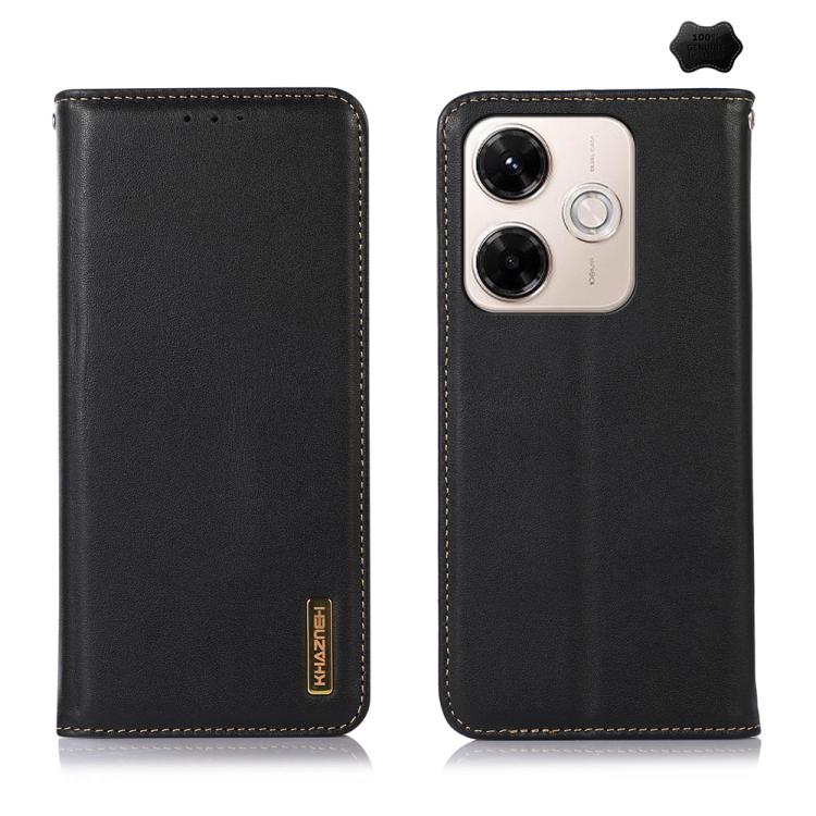 KHAZNEH Leather Wallet Phone Case | Xiaomi Redmi | Card Slot & RFID Blocking | 4 Colours