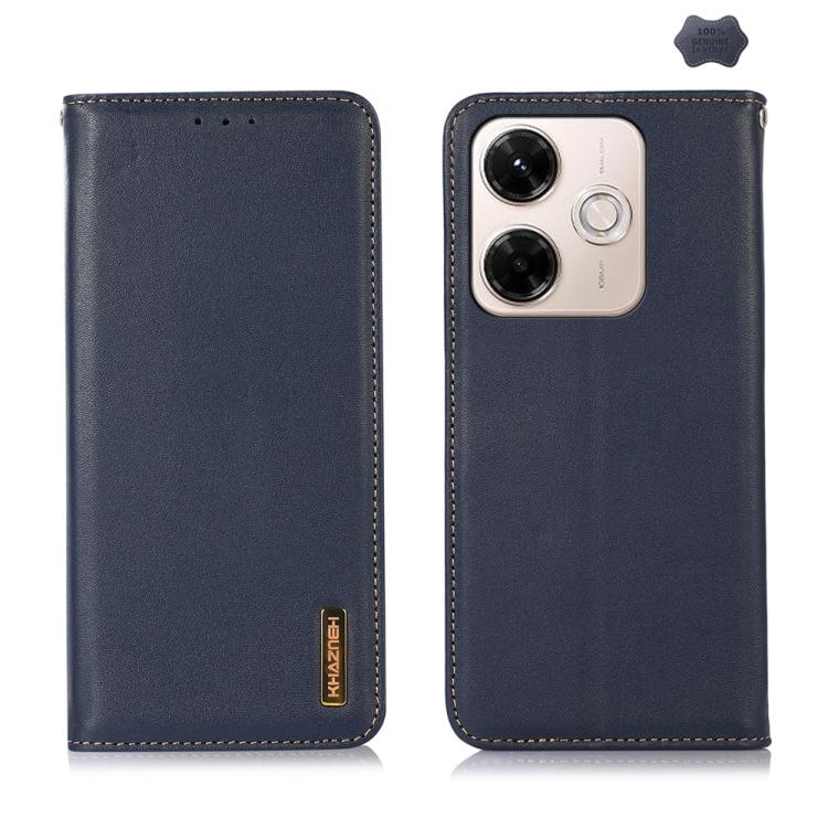 KHAZNEH Leather Wallet Phone Case | Xiaomi Redmi | Card Slot & RFID Blocking | 4 Colours