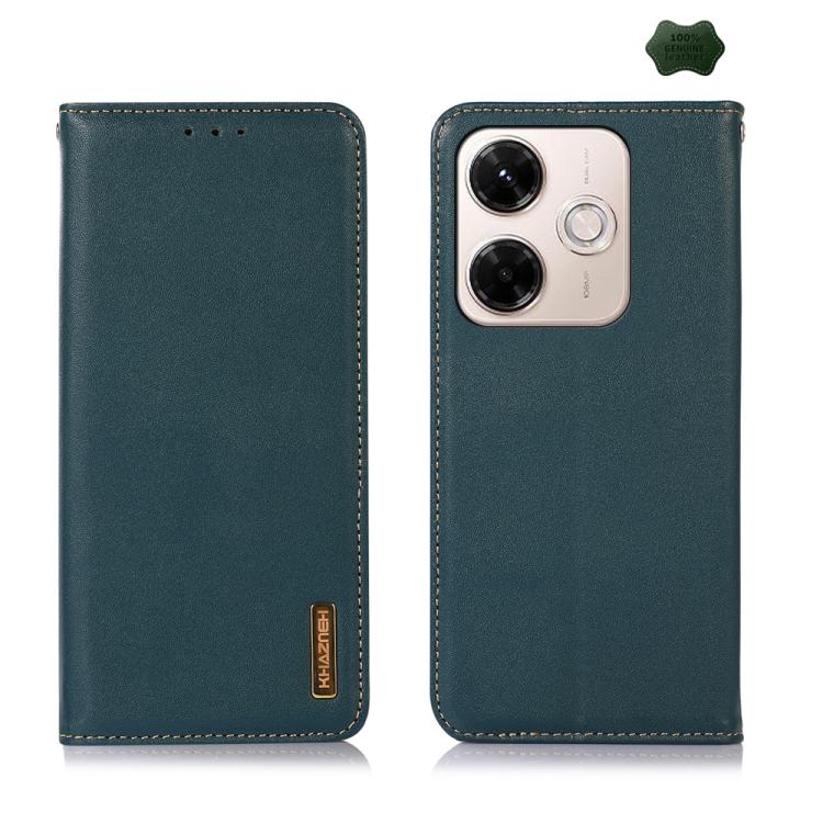 KHAZNEH Leather Wallet Phone Case | Xiaomi Redmi | Card Slot & RFID Blocking | 4 Colours