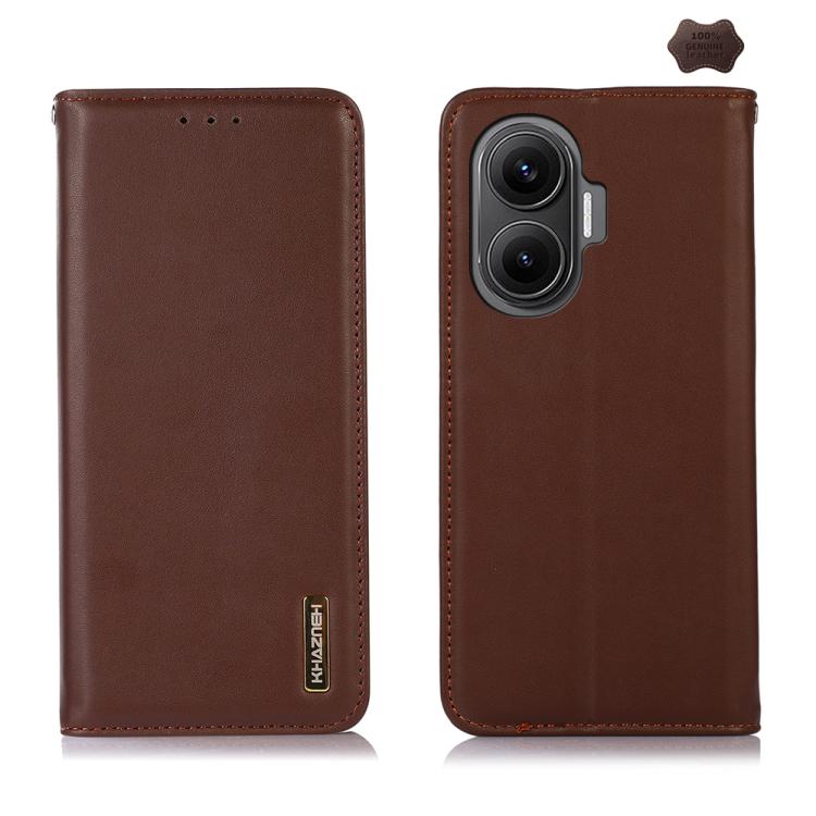 KHAZNEH Leather Wallet Phone Case | Xiaomi Redmi | Card Slot & RFID Blocking | 4 Colours