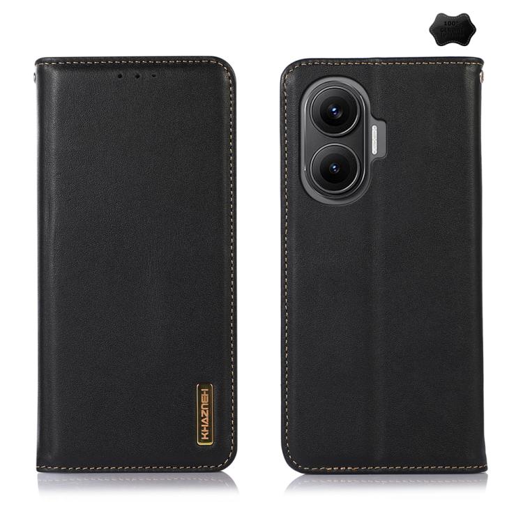KHAZNEH Leather Wallet Phone Case | Xiaomi Redmi | Card Slot & RFID Blocking | 4 Colours