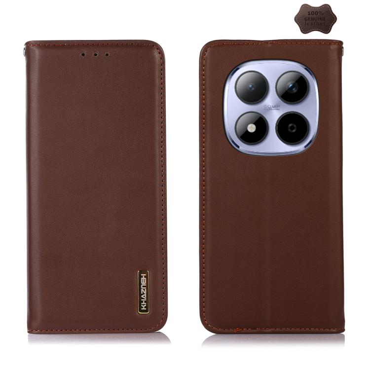 KHAZNEH Leather Wallet Phone Case | Xiaomi Redmi | Card Slot & RFID Blocking | 4 Colours