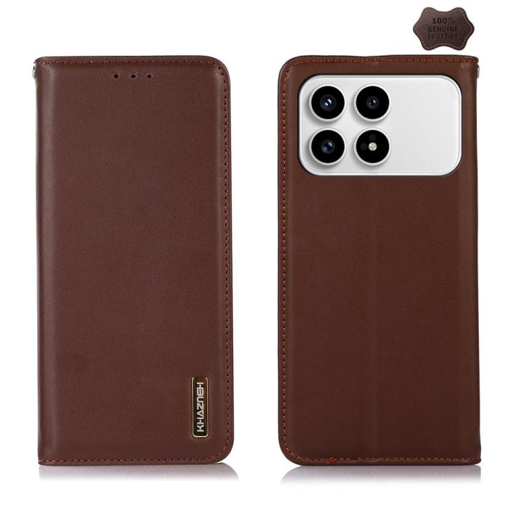 KHAZNEH Leather Wallet Phone Case | Xiaomi Redmi | Card Slot & RFID Blocking | 4 Colours