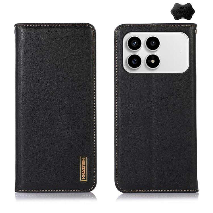 KHAZNEH Leather Wallet Phone Case | Xiaomi Redmi | Card Slot & RFID Blocking | 4 Colours