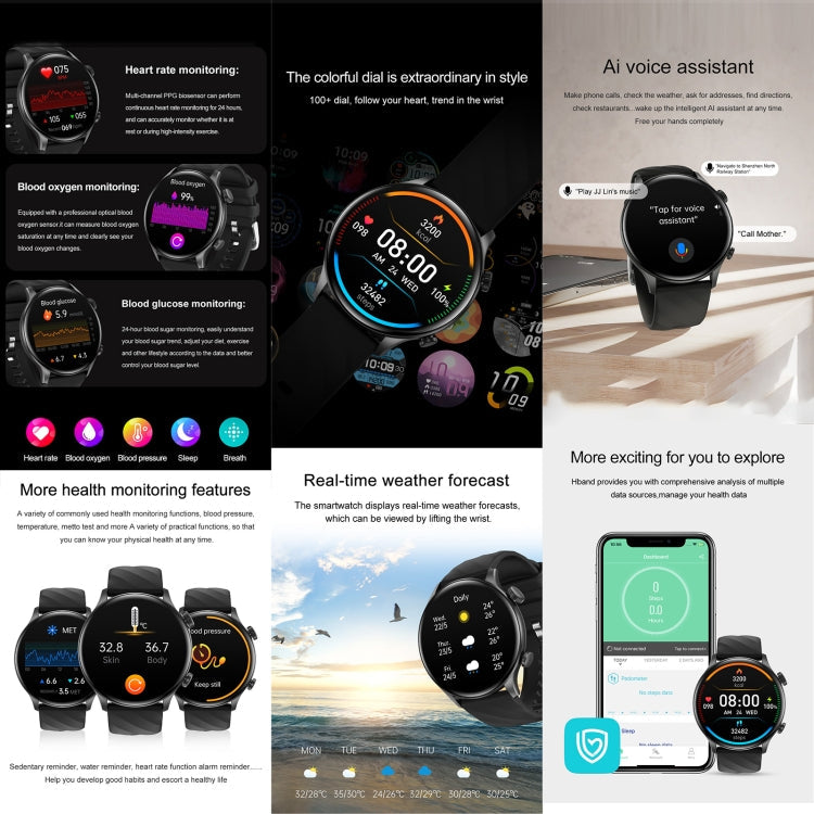 ZW63 Smart Watch - 1.39" Round Display with Health Monitoring