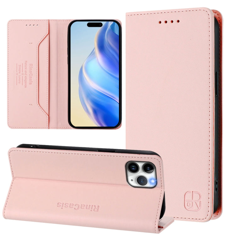 RFID Blocking Leather Wallet Case for iPhone 11 | 11 Pro | 11 Pro Max | Magnetic Flip Cover with Card Slots & Stand