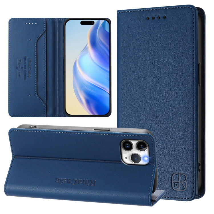 RFID Blocking Leather Wallet Case for iPhone 11 | 11 Pro | 11 Pro Max | Magnetic Flip Cover with Card Slots & Stand