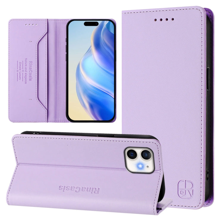 RFID Blocking Leather Wallet Case for iPhone 11 | 11 Pro | 11 Pro Max | Magnetic Flip Cover with Card Slots & Stand
