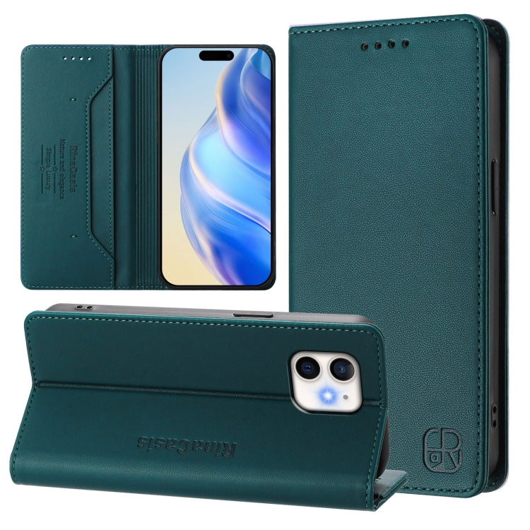 RFID Blocking Leather Wallet Case for iPhone 11 | 11 Pro | 11 Pro Max | Magnetic Flip Cover with Card Slots & Stand