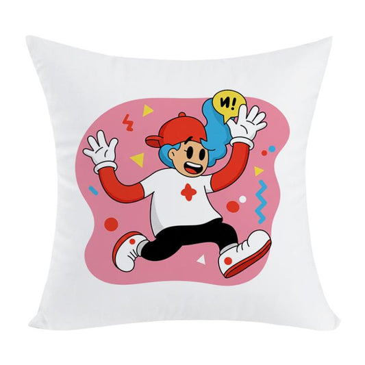 Pink Boy Print-On-Demand Sofa Cushion Cover | 35x35, 40x40, 45x45cm