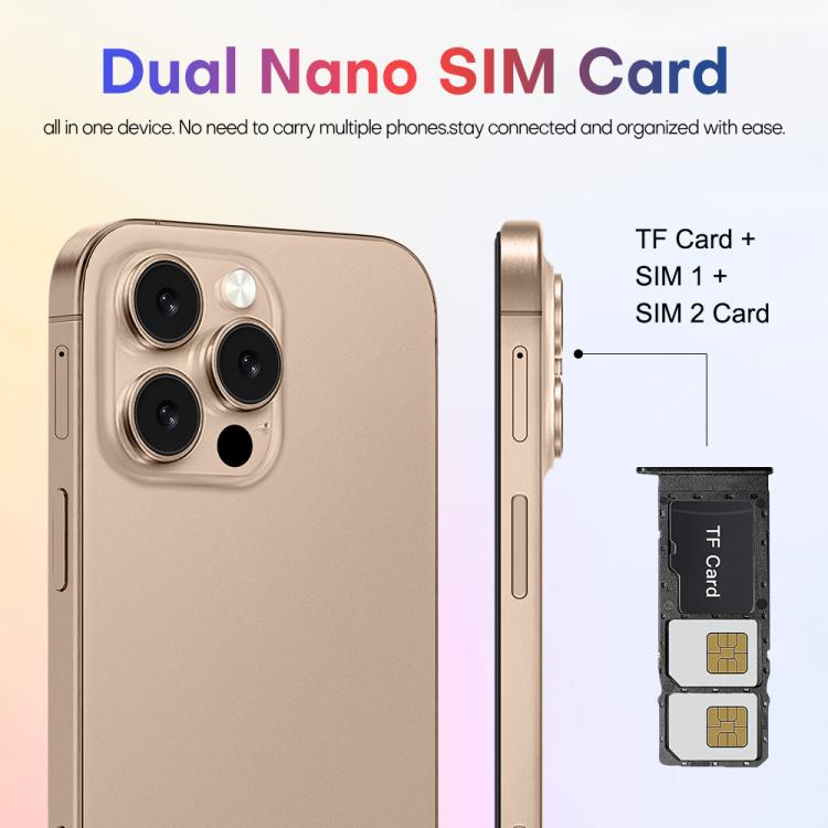 A88A i16 Pro Max 4G Smartphone | 6GB RAM 64GB | 6.6" HD+ | NFC | Android 12