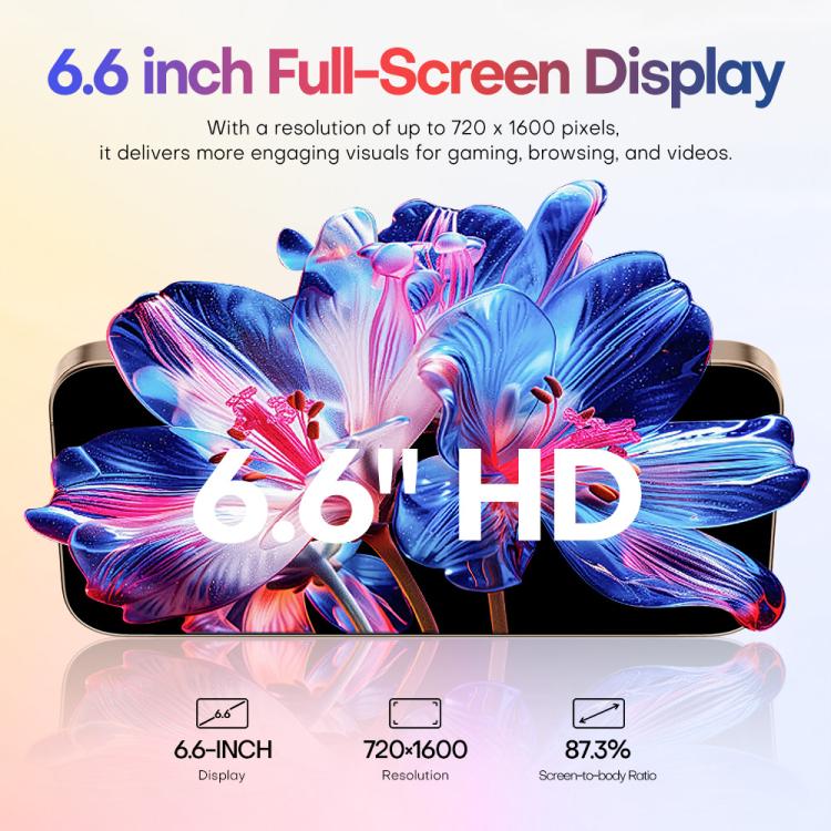 A88A i16 Pro Max 4G Smartphone | 6GB RAM 64GB | 6.6" HD+ | NFC | Android 12