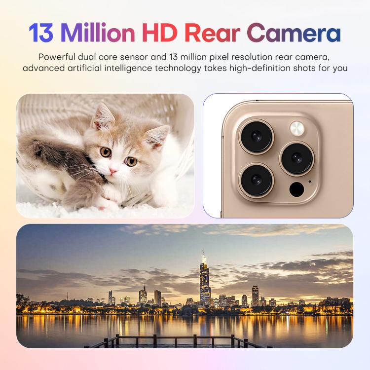 A88A i16 Pro Max 4G Smartphone | 6GB RAM 64GB | 6.6" HD+ | NFC | Android 12