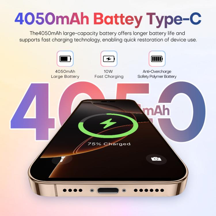 A88A i16 Pro Max 4G Smartphone | 6GB RAM 64GB | 6.6" HD+ | NFC | Android 12