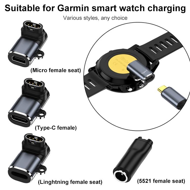 Garmin Watch USB-C Charging Adapter – Compatible with Fenix 8/7X, Venu, Forerunner & More