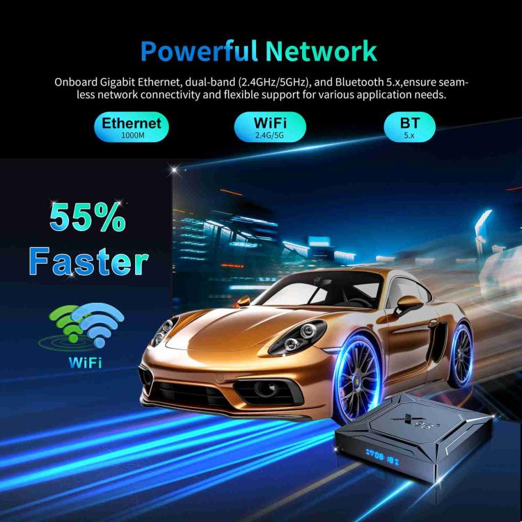 X96 M200 Android 14 TV Box | Amlogic S905X5M | 4K Ultra HD | 2/4GB RAM | Wi-Fi 5G | BT5.0