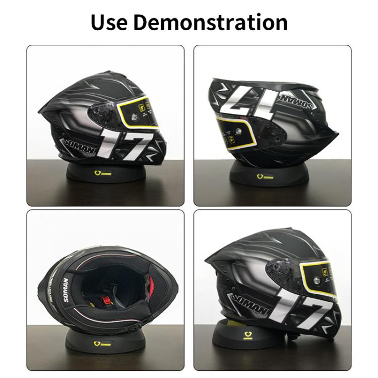 Motorcycle Helmet Stand – Anti-Slip Support Pad & Storage Dock