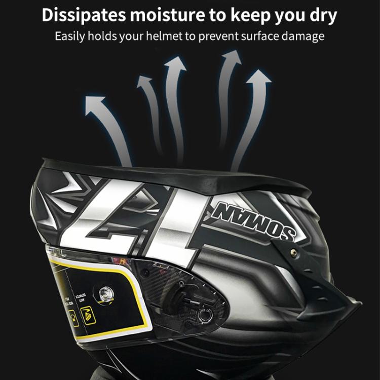 Motorcycle Helmet Stand – Anti-Slip Support Pad & Storage Dock