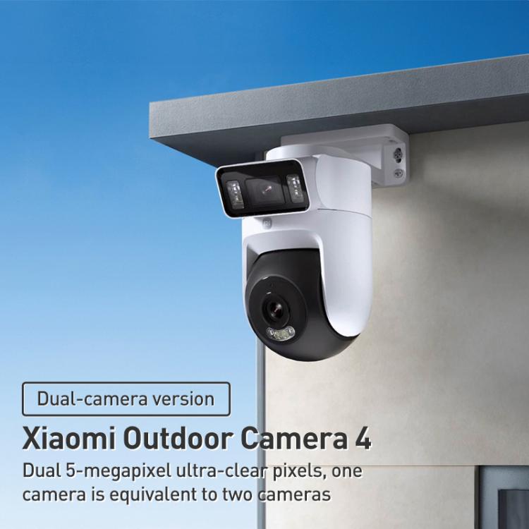 Original Xiaomi Outdoor Kamera 4 MJSXJ10HL Dual 5MP 3K Ultra HD IP66 Wasserdicht, MJSXJ10HL