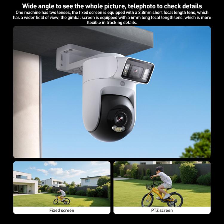 Original Xiaomi Outdoor Kamera 4 MJSXJ10HL Dual 5MP 3K Ultra HD IP66 Wasserdicht, MJSXJ10HL