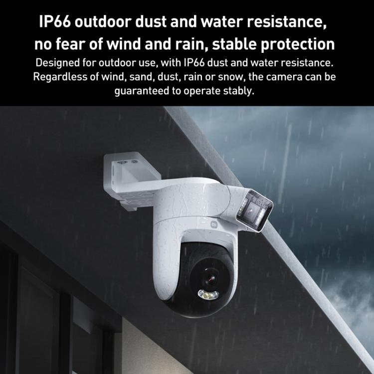 Original Xiaomi Outdoor Kamera 4 MJSXJ10HL Dual 5MP 3K Ultra HD IP66 Wasserdicht, MJSXJ10HL