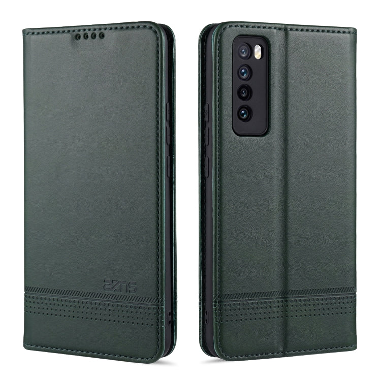 AZNS Magnetische Textur Horizontal aufklappbare Ledertasche mit Kartenfächern, Halter & Brieftasche, für Huawei Nova 7 SE, für Huawei Nova 7, für Huawei Enjoy 20, für Huawei Maimang 9