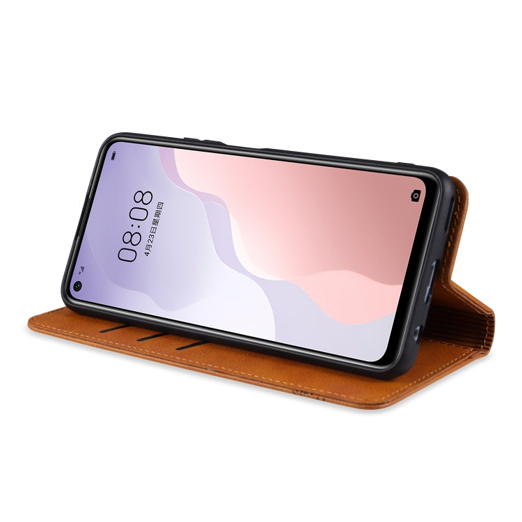 AZNS Magnetische Textur Horizontal aufklappbare Ledertasche mit Kartenfächern, Halter & Brieftasche, für Huawei Nova 7 SE, für Huawei Nova 7, für Huawei Enjoy 20, für Huawei Maimang 9