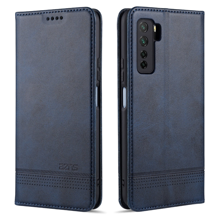 AZNS Magnetische Textur Horizontal aufklappbare Ledertasche mit Kartenfächern, Halter & Brieftasche, für Huawei Nova 7 SE, für Huawei Nova 7, für Huawei Enjoy 20, für Huawei Maimang 9