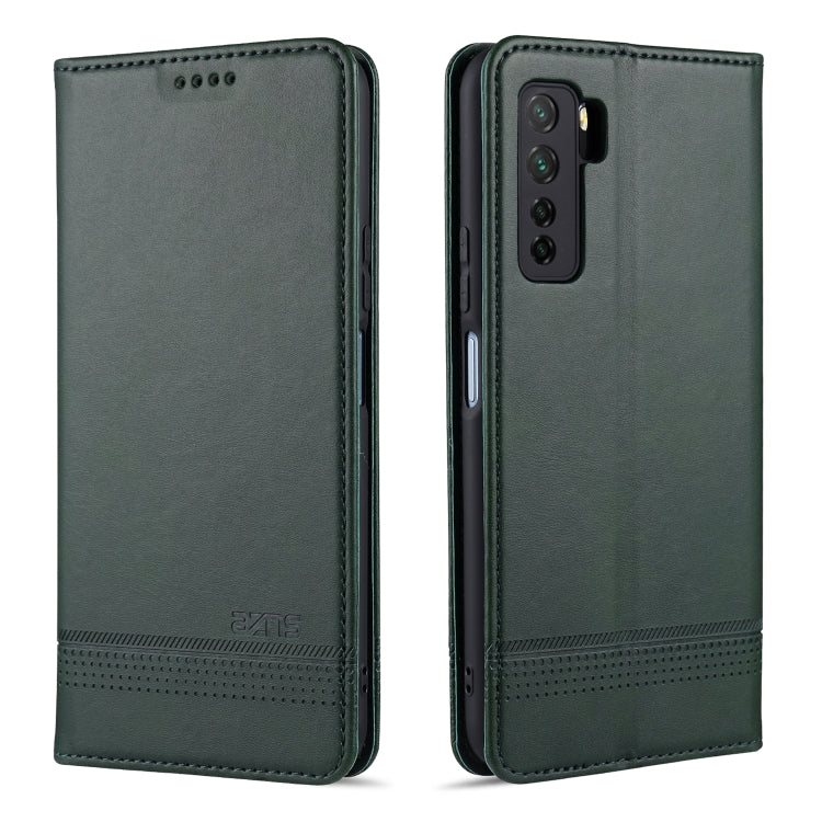 AZNS Magnetische Textur Horizontal aufklappbare Ledertasche mit Kartenfächern, Halter & Brieftasche, für Huawei Nova 7 SE, für Huawei Nova 7, für Huawei Enjoy 20, für Huawei Maimang 9